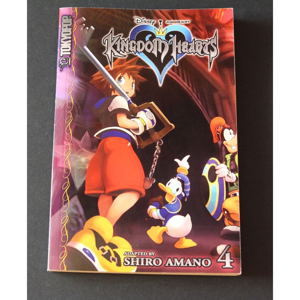 Kingdom Hearts Vol.4 By Shiro Amano TokyoPop Manga English PaperBack Pre-Owned